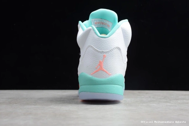 Official Maikesneakers 440892-100 Light Air GS 5 Aqua Jordan 0803